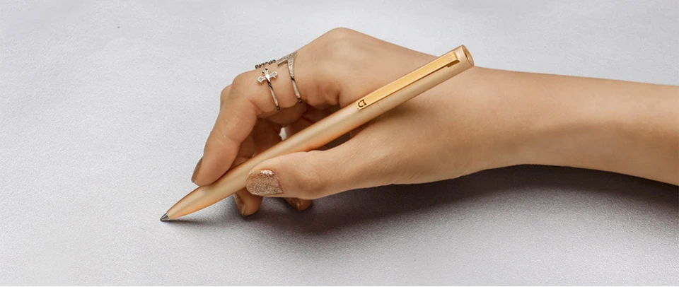 Xiaomi-Mjia-Metal-Signing-Pen-Aluminum-Alloy-180-Degree-Rotation-PREMEC-Refills-0.5mm-Rolling-Ball-Pen-MiKuni-Japan-Ink-(2-1) 