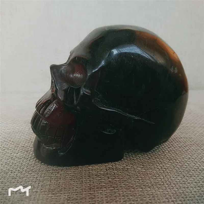 

natural fluorite Quartz Crystal Carved Skull