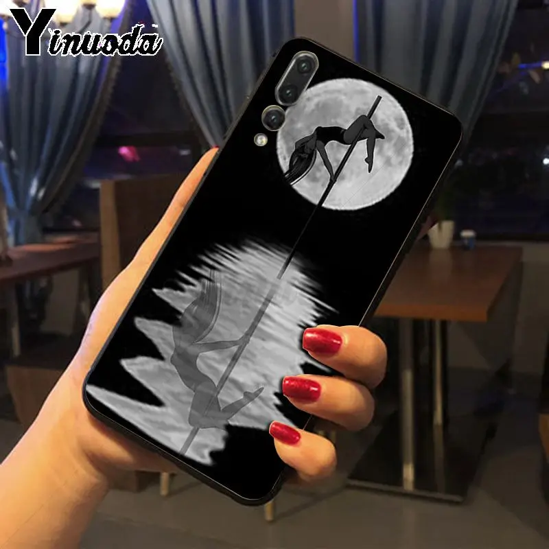 Pole dance dancing girl cartoon