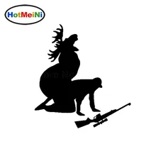 HotMeiNi 13*12 CM How Ya Like My Meat Now Funny JDM Moose Hunting Hunter Car Stickers Car Styling Decals Car Body Window Bumper