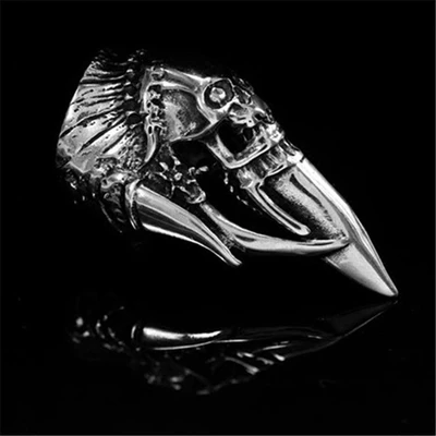 

Aquiline body guard ring titanium steel tiger body guard ring vintage anti-wolf accessory fist clasp body guard ring