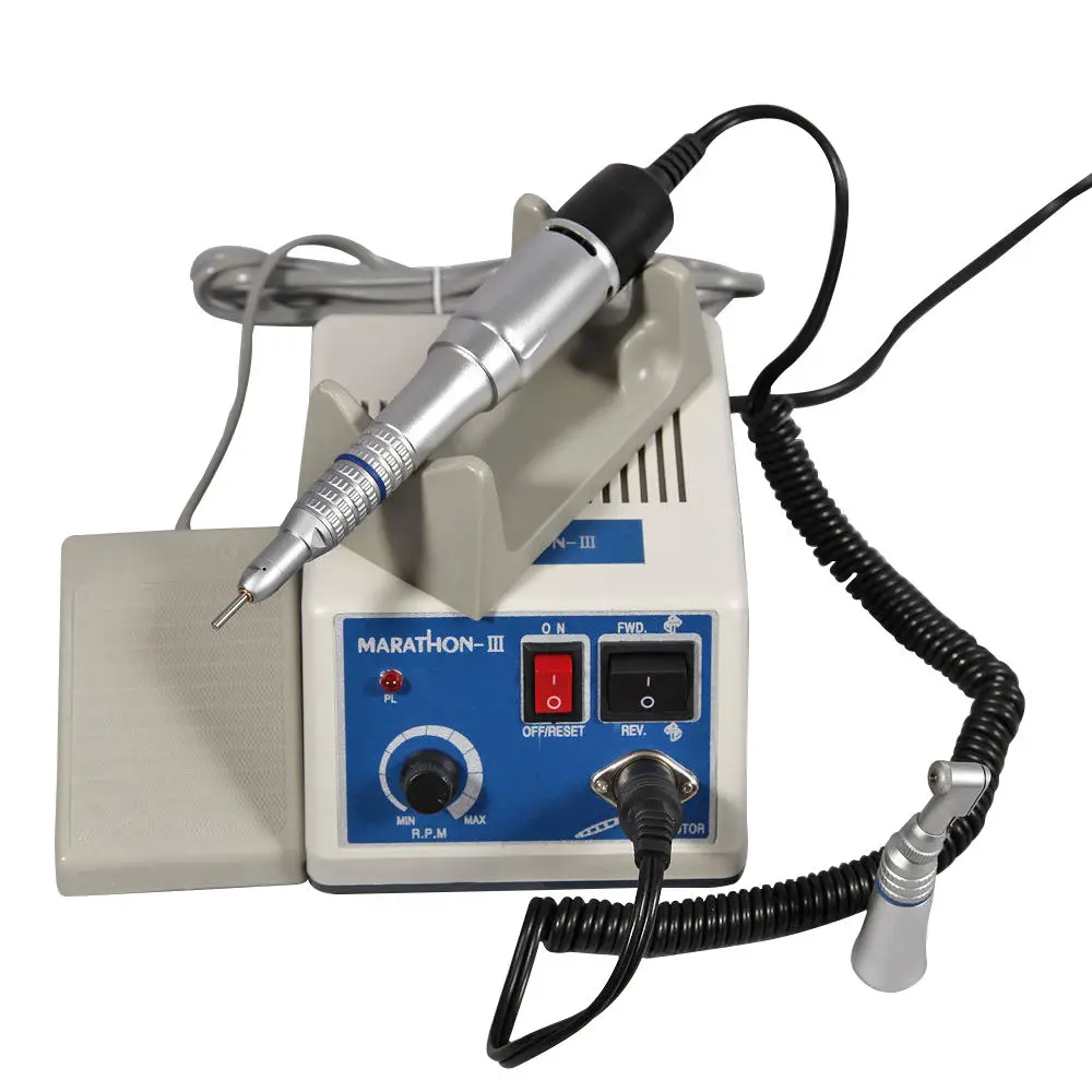Зубные лаборатории микромотор Marathon для полировки зубов 35 K rpm N3 и прямые+ угловой наконечник Лидер продаж