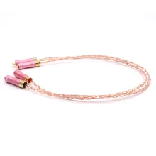 Hifi 8N OCC Copper RCA to RCA Male to Male Audio Cable Gold Plated RCA Audio Cable for Home Theater DVD TV Amplifier CD Soundbox 4pcs lot diy rca plug hifi goldplated audio cable rca male audio connector gold adapter for cable