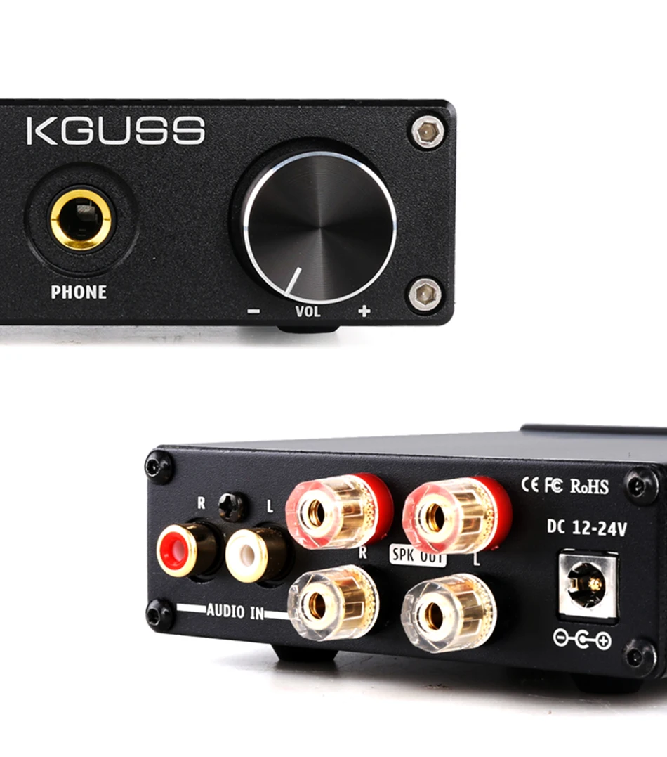 KGUSS HA6 чип TPA3116D2 HIFI стерео Настольный небольшой высокой мощности Цифровой усилитель для наушников