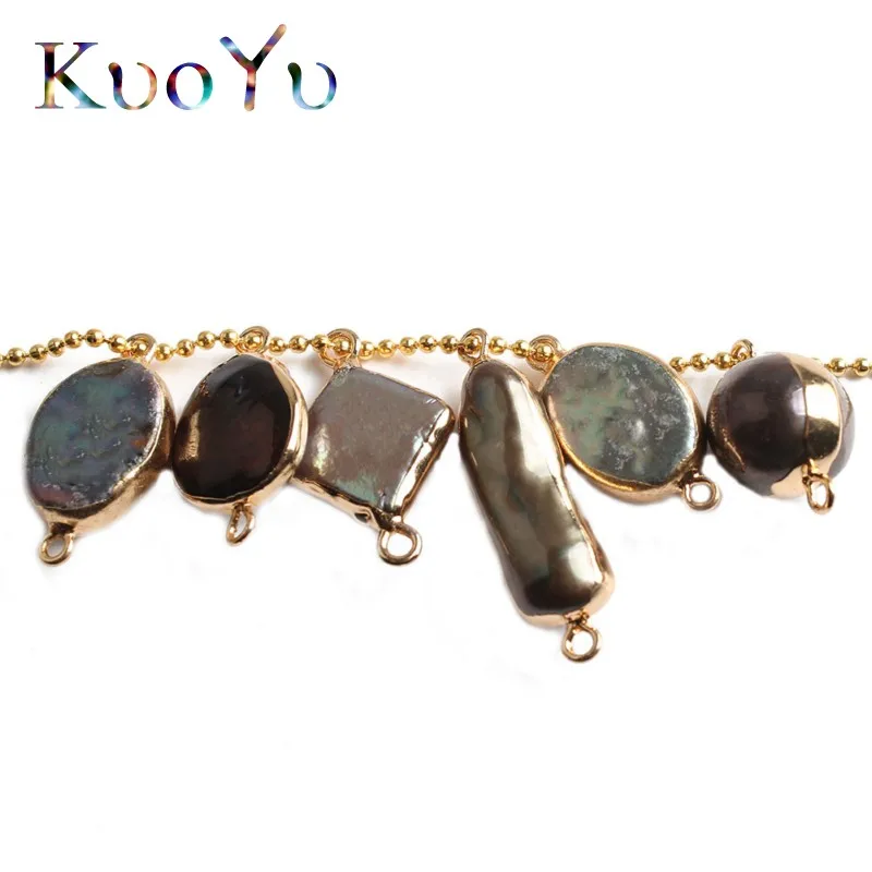 

Natural Black Multicolor Pearls Beads Round Ball Strip Shape Pearl For Jewelry Making Diy Necklace Pendant Bracelet 1Pcs