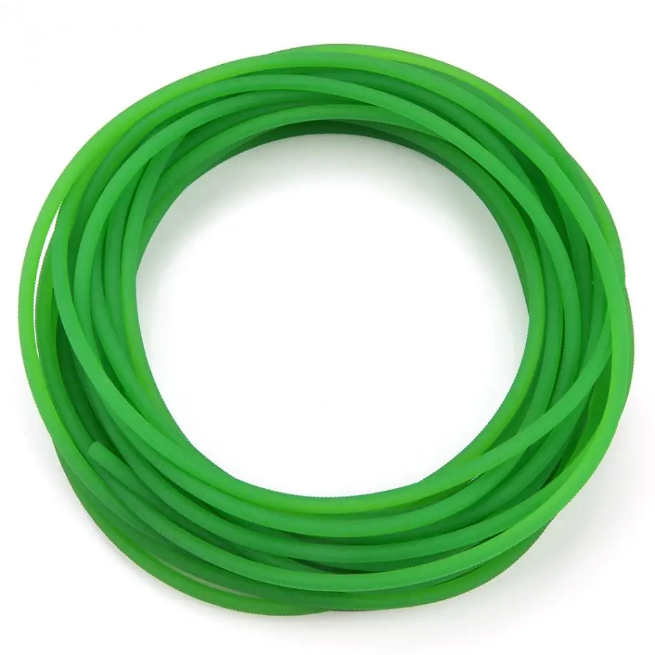 Green Rough Surface PU Polyurethane Round Belt for Drive Transmission