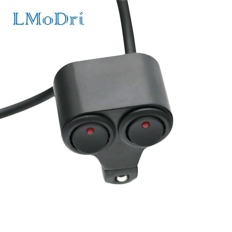LMoDri 22 мм мотоциклетная модель с креплением переключатель Передний фонарь стоп