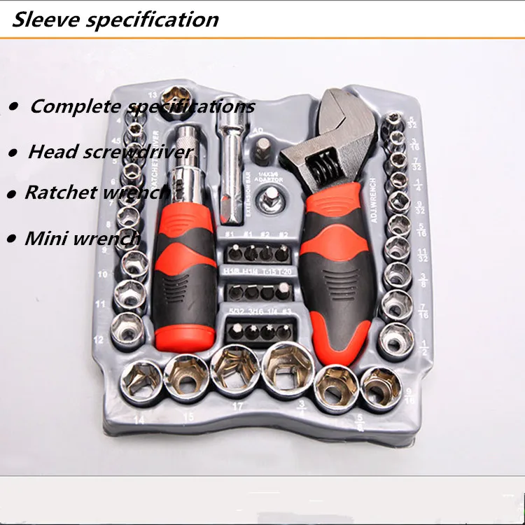45 in 1 Multifunctional Screwdriver And spanner Hand Tools Set Socket Wrench screwdriver A Set OF Keys ferramentas DN187 (9)