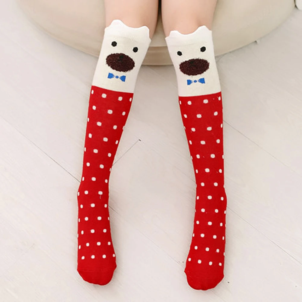 Cartoon Cute Children Stockings Print Animal Cotton Kids ...
