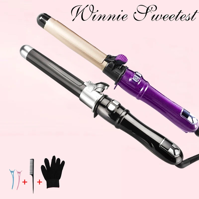 

Professional hair curler electric curling iron Digital curling hair tools Ceramic Styling Tools Automatic rotation 28mm 25mm 32m
