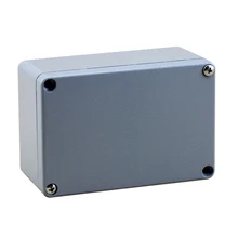 Hot Sale IP66 Electrical Waterproof Aluminium Enclosure with 4 Screws 125*80*58MM High Quality
