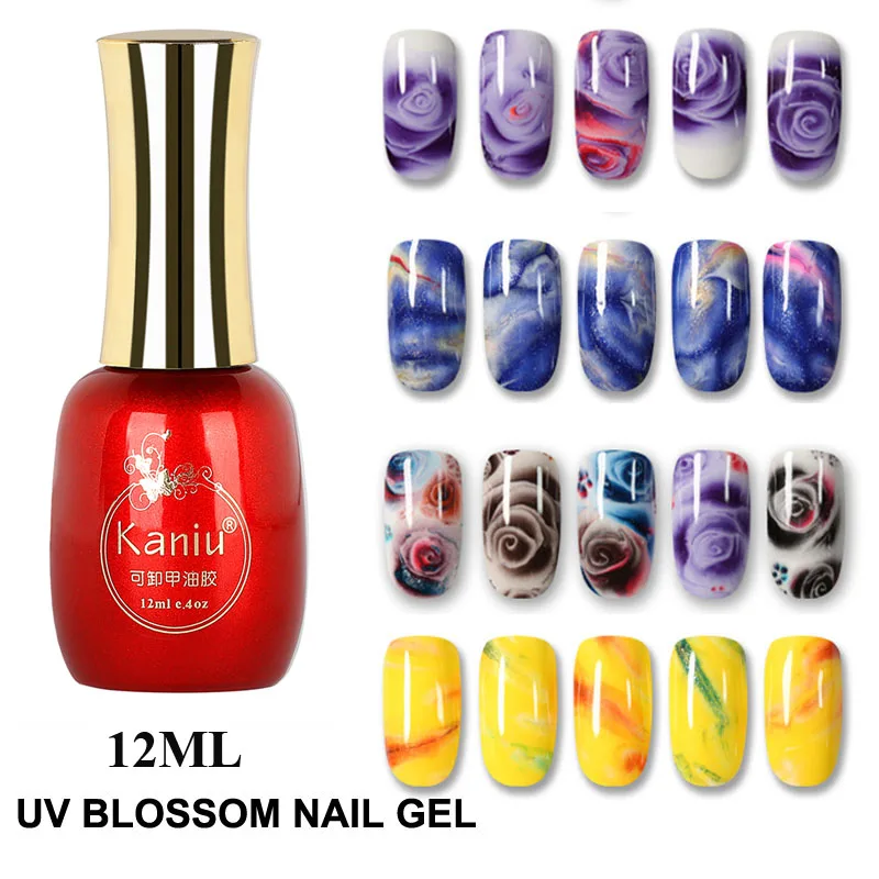 KANIU 12 мл Blossom лак для ногтей УФ Гель эффект затенения градиент отмачиваемый
