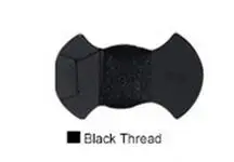 Черный кожаный ручной сшитый чехол рулевого колеса автомобиля для peugeot 307 - Название цвета: Черный