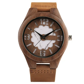 Brown Nature Wood Bamboo Minimalist Quartz Wrist Watch Gift Genuine Leather Strap Double Green/White Unique relogio masculino
Brown Nature Wood Bamboo Minimalist Quartz Wrist Watch Gift Genuine Leather Strap Double Green/White Unique relogio masculino
