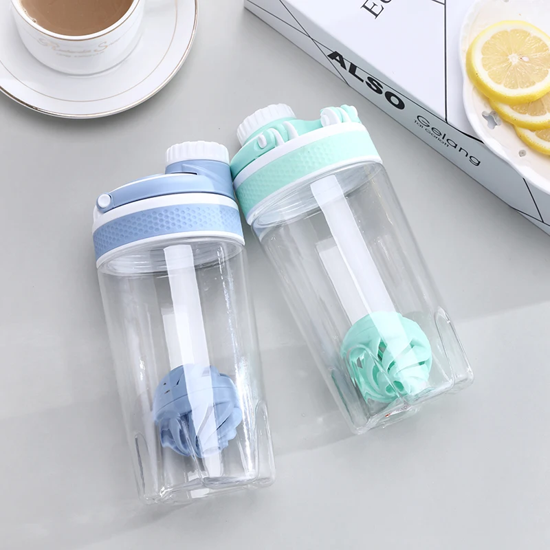 

BAISPO 750ML Protein Powder Shake Bottle Mixing Bottle Sports Fitness Protein Shaker Sports Drinking Bottles With Handle