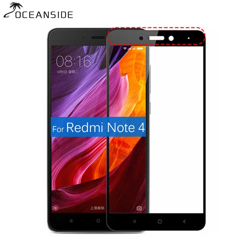 

2PCS Full Cover For Redmi Note 4 4X Screen Protector 2.5D Tempered Glass Film For Redmi Note 4 Global Version pelicula de vidro