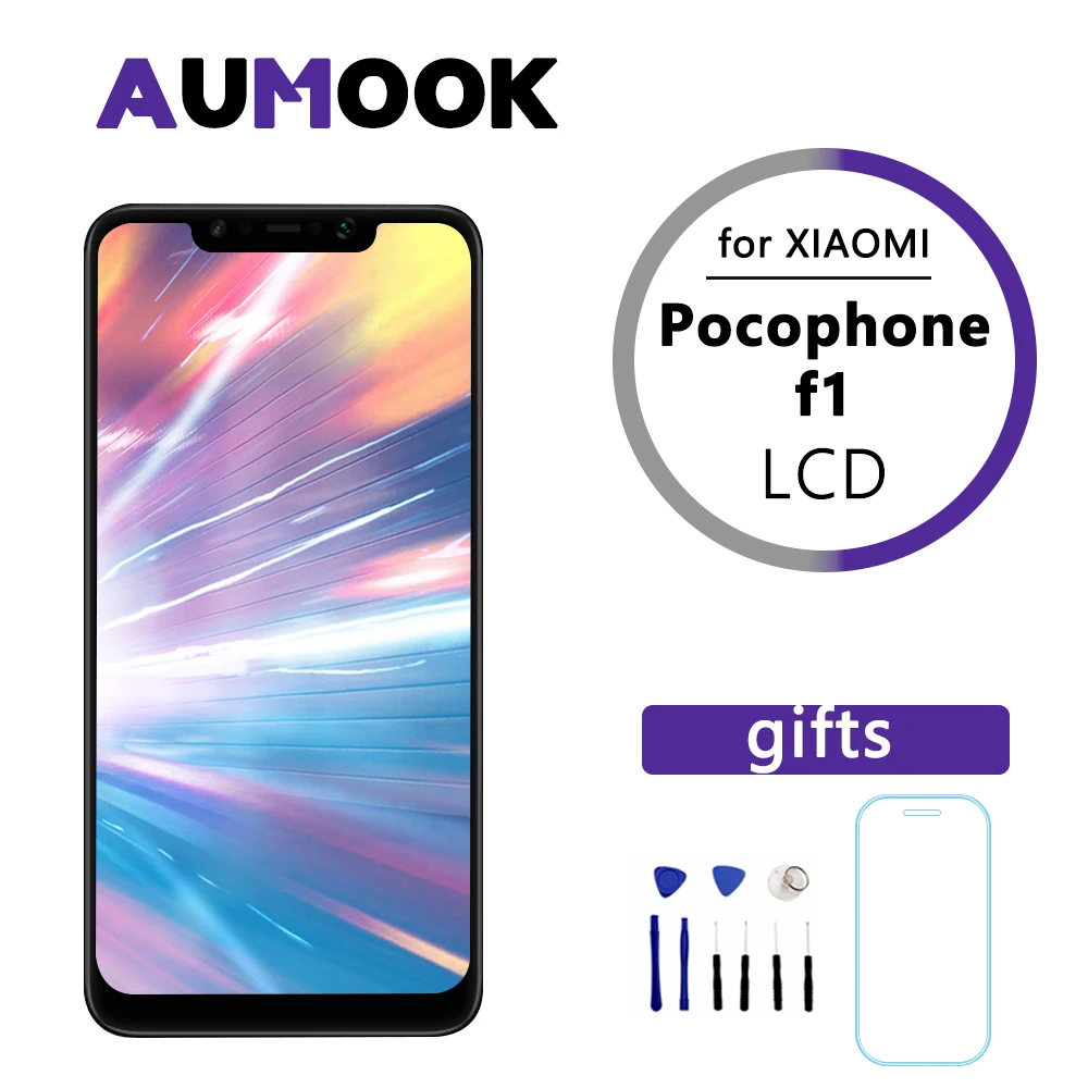 

6.18 inch Original LCD for XIAOMI Pocophone F1 Display Touch Screen Digitizer Assembly for Pocophone F1 LCD Screen Replacement