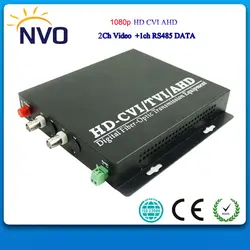 2ch HD-CVI/TVI/AHD 1080 P + 1ch обратный RS485 данных, SM, SX, 20 км, fc, евро Зарядное устройство, BNC коаксиальный видео конвертер передатчик и приемник