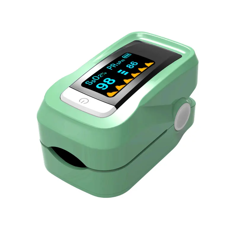 FH beauty Oximetro De Dedo пульсоксиметр, сатурометрический монитор крови, SPO2, PR, PI, пальцевой оксиметр, De Pulso, портативный пульсиоксиметр - Цвет: green