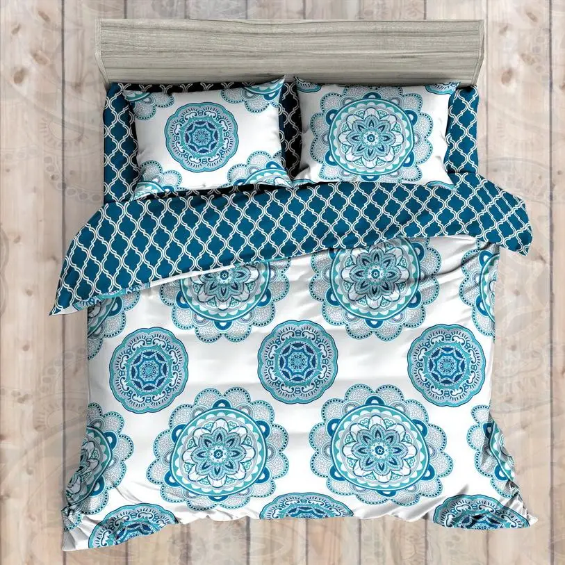 Modern Folk Boho Bedding Sets,Brief Geometry Designer ...