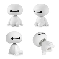 Мультфильм Пластик робот Baymax качая головой рис автомобиль украшения авто интерьера большой герой игрушки куклы орнамент аксессуары