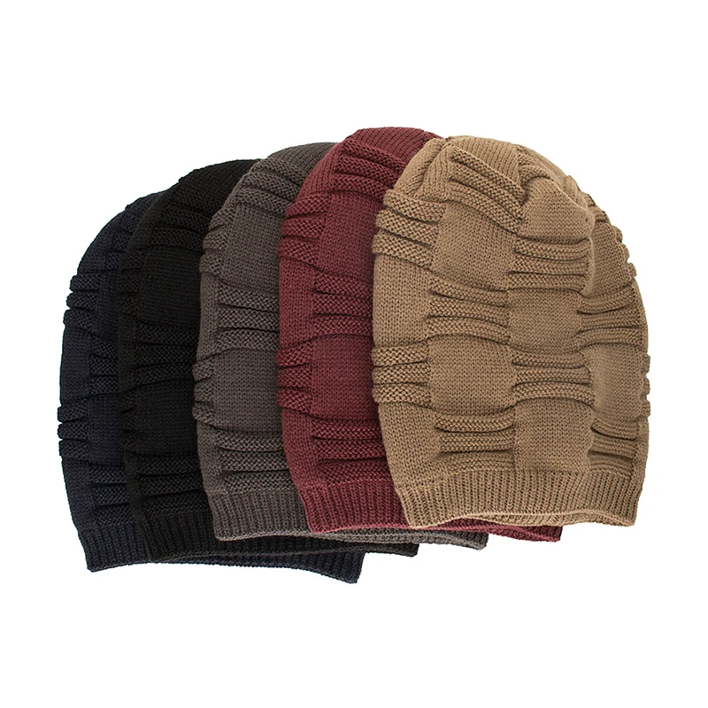 MANYUE-CO, высококачественные повседневные шапочки для мужчин и женщин, теплая вязаная зимняя шапка, модная однотонная шапочка в стиле хип-хоп, Кепка в стиле унисекс