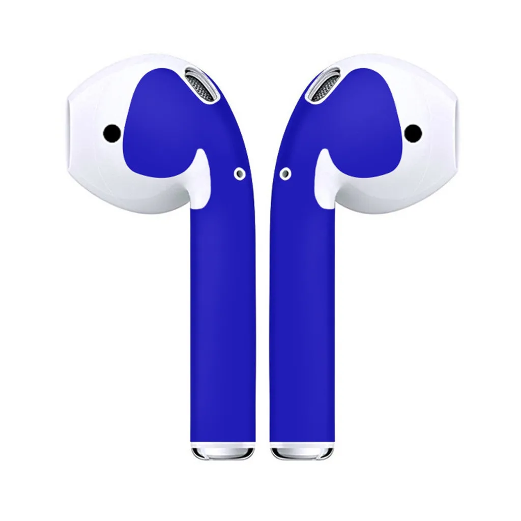 Однотонная дизайнерская виниловая пленка для Apple AirPods Skins защитная пленка s Наклейка на весь корпус наклейка 3M Водонепроницаемая пленка с защитой от царапин