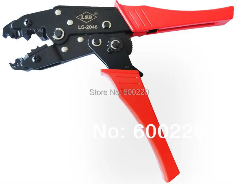 Spark Plug Wires Crimping Tool LS-2048 Ratchet Crimper Cable Stripping Pliers