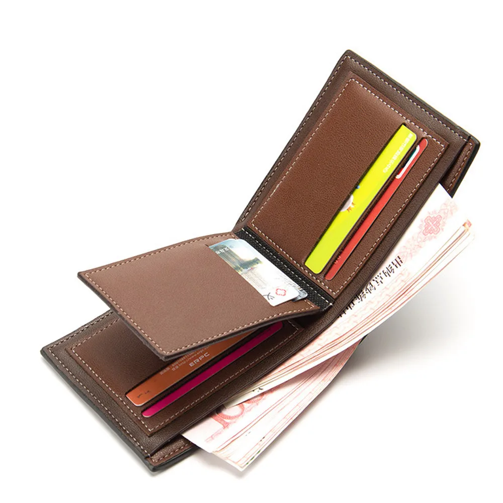 Aelicy мужской кошелек, модный кожаный бумажник для ID карт, мужской бумажник, Прямая поставка, новинка,, carteira feminina
