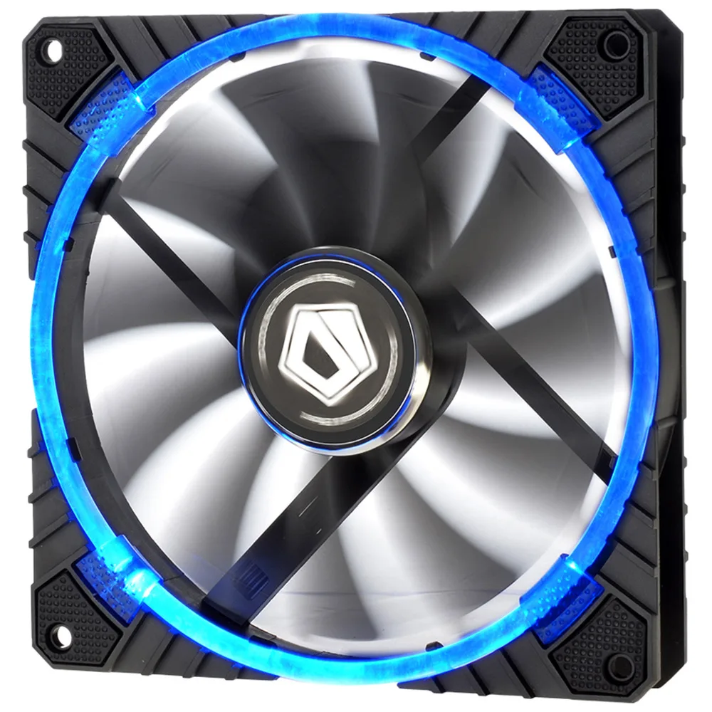 ID COOLING Unique Concentric Circular Blue LED 140mm Fan 4pin PWM