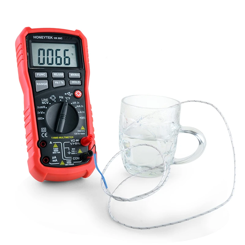 HK68C Multimeter Meter Current ACDC Voltage Resistance Capacitance Frequency Temperature Tester Detection (17)