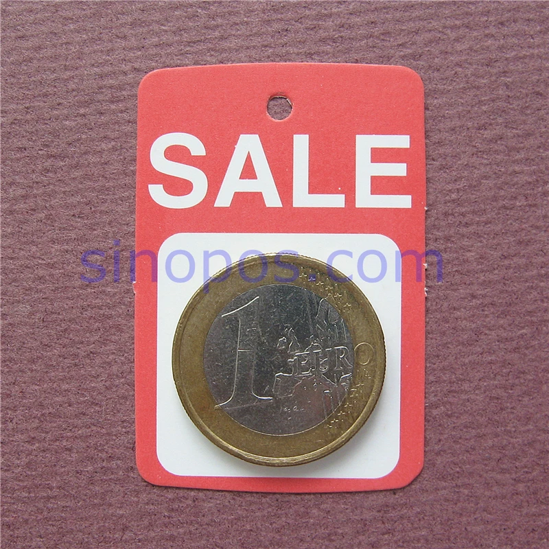 종이 판매 태그 32x48mm, 의류 포장 라벨 선물 태그 판매 시즌 프로모션 가격표 카드 표지판