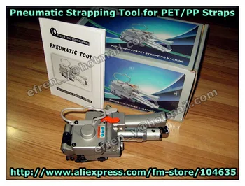 

Free Shipping !XQD-19 Pneumatic Plastic Strapping Tool,Plastic Strapping Tensioner Sealing Cutting Tool for paper pallet 13-19mm