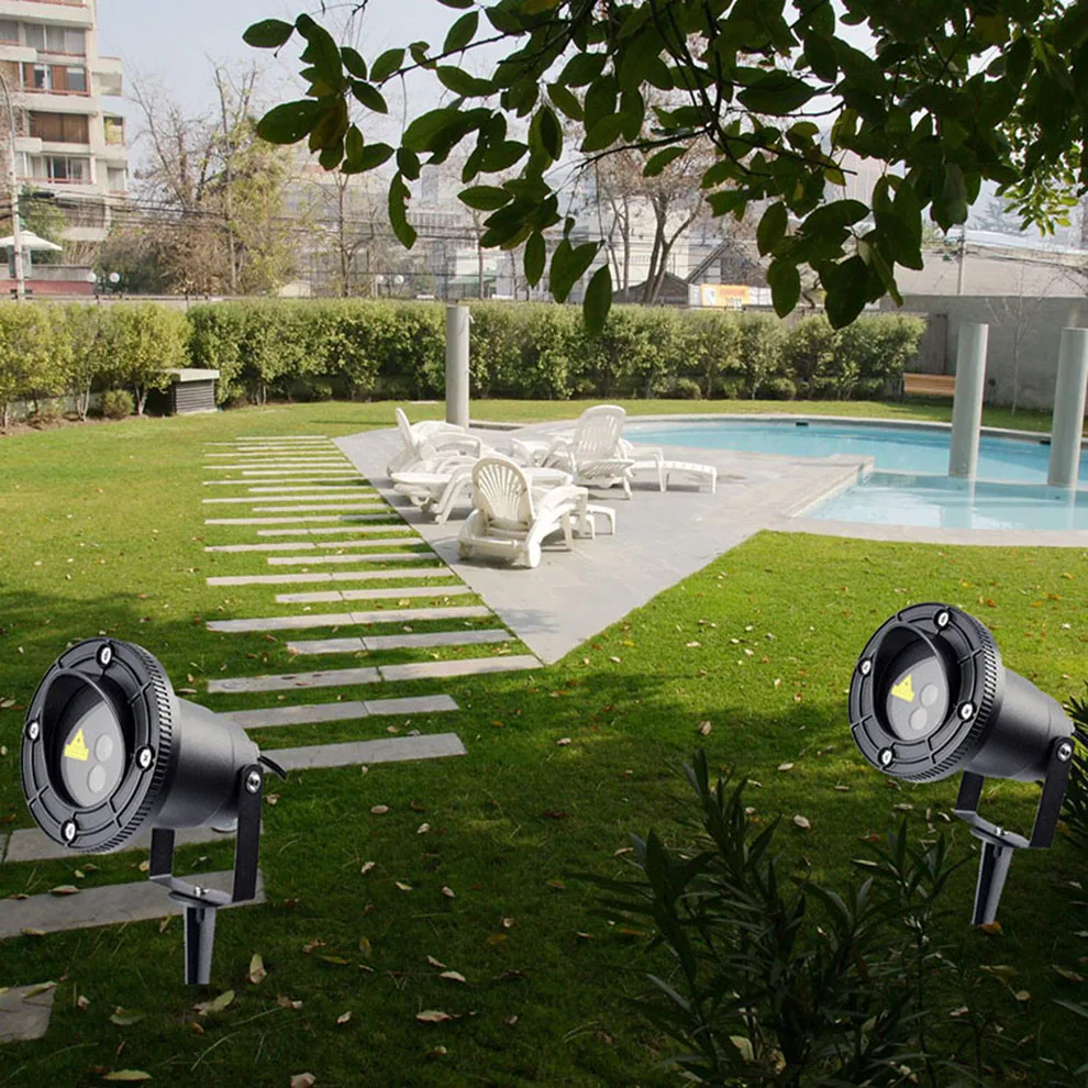 

Dot Snow New Year Christmas Fairy Lights Outdoor Laser Projector Shower For Home Decorations Red Green Holiday Lighting Decor