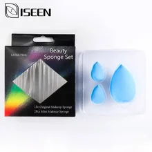 3 шт. набор порошковых слоек косметический мягкий макияж основа губка сухая влажная пудра для макияжа затяжки косметический блендер инструмент