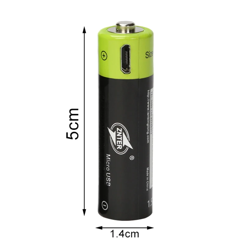 ZNTER Original 1Pcs/Lot Rechargeable Battery 1.5V1250MAH AA Batteries Lithium Batterij Micro USB Charging ZNT5-1-BR Powerbank ZNTER Original 1Pcs/Lot Rechargeable Battery 1.5V1250MAH AA Batteries Lithium Batterij Micro USB Charging ZNT5-1-BR Powerbank
