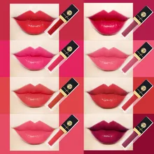 

Black and gold waterproof liquid wine lipstick for lip tint tattoo colors lip gloss beauty birthday makeup