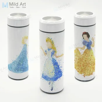 

Personalized Watercolor Fairy Princess Pop Movie Travel Mug Stainless Steel Thermal Vacuum Cup Water Bottle 350ml Kids Girl Gift