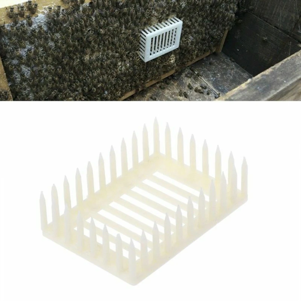 

New Creative Plastic Queen Marker Cage Clip White Bee Catcher Beekeeper Beekeeping Tools Equipment 7.2*5.1*2.2CM