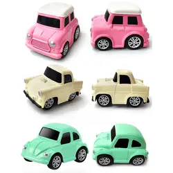 Детская игрушка сплав автомобиль мультфильм версии карманные игрушки украшения мини отступить моделирование модели автомобилей