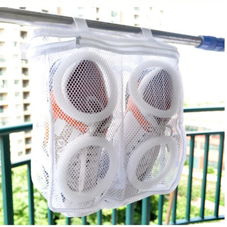 Lazy washing machine dedicated shoe care bags wash fine mesh laundry