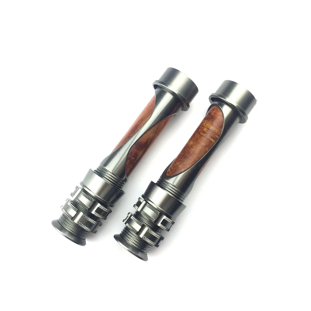 

NooNRoo Fly Reel Seat Aluminum wood Fishing rod Reel Seat 16# Fishing Rod building reel seat DIY