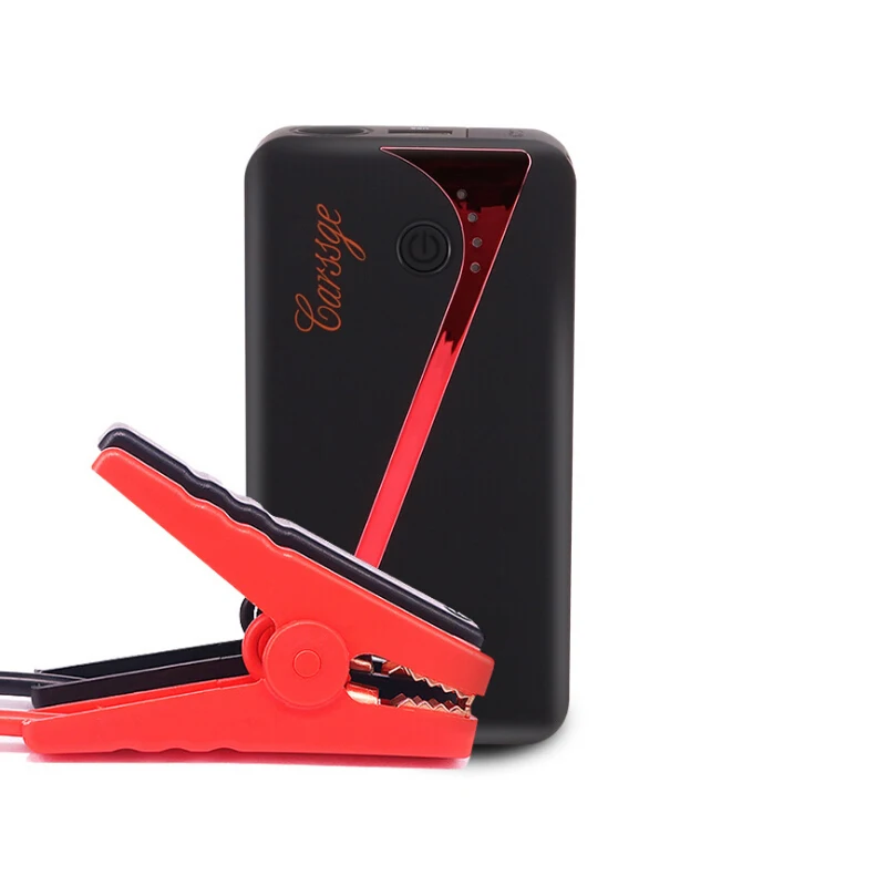 400A Peak 12000mAh Jump Starter Pack Portable LED Flashlight Power Bank Auto Battery Supply Phone Power Clamps For 12V Car Boat