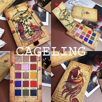 

Cageling Shimmer Matte Glitter 15 Color Eyeshadow Pallete Metallic Diamond Eyeshadow Palette NudePigment Makeup Palette Cosmetic