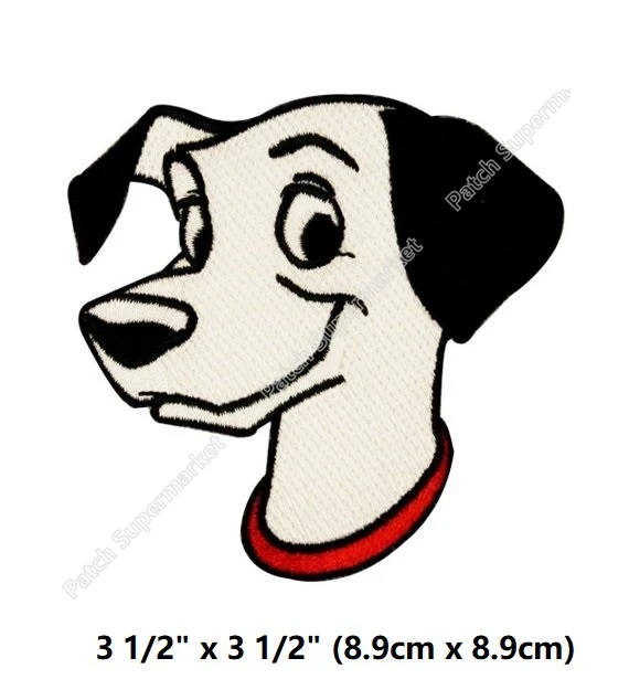 

Spot Puppy Dog Patches for clothing 101 Dalmatians Movie Craft Applique iron on cartoon tv series badge diy party favor gift