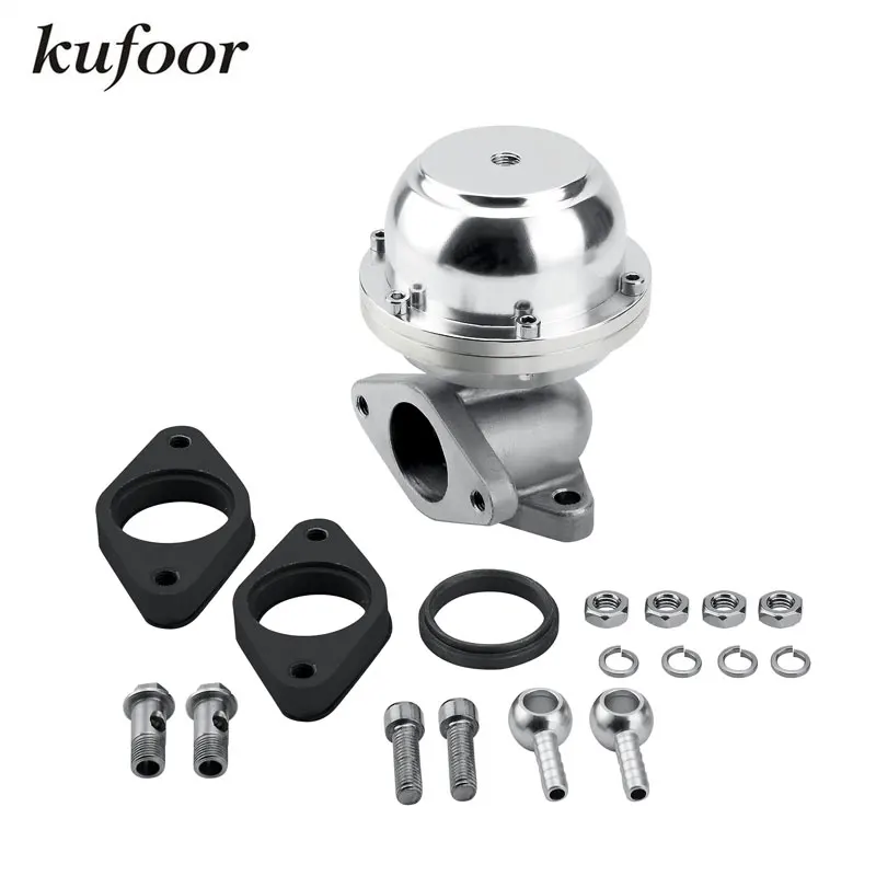 Kufoor 38mm 14 PSI Silver External Wastegate/Turbo Wastegateexternal
