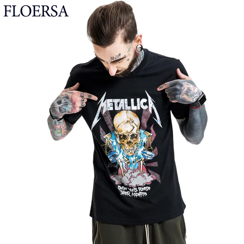 T shirt metallica uomo Clearance