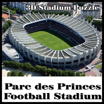 

Clever&Happy 3d puzzle model Parc des Princes stadium model Paris Saint-Germain souvenir paper material