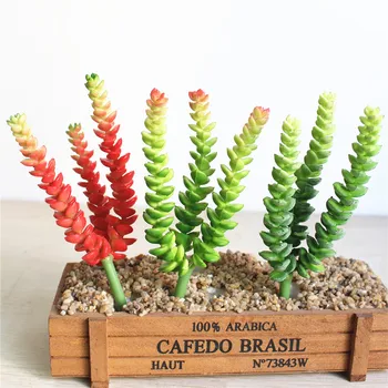 

Simulation Succulent Plants Money Strings Creative Home Furnishing Ornaments Diy Wall Wedding Home Decoration Noflowerpot 5pcs