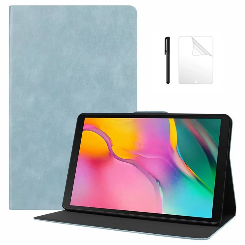 Умный чехол из искусственной кожи в стиле ретро для Samsung Galaxy Tab A 10 1 диагональ 2019